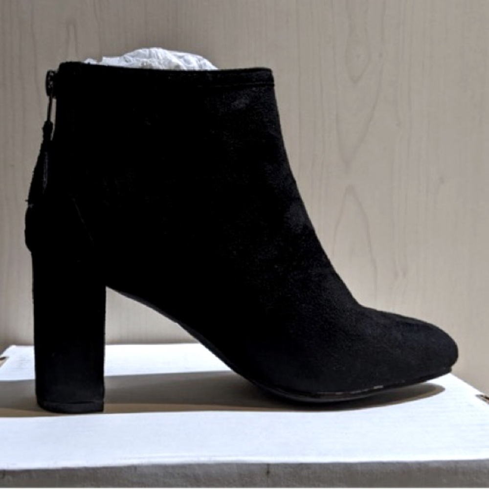 Black Heeled Fall Ankle Boots